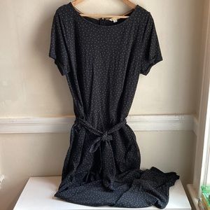 Boden Caitlin Jersey Jumpsuit 14T Polka dots